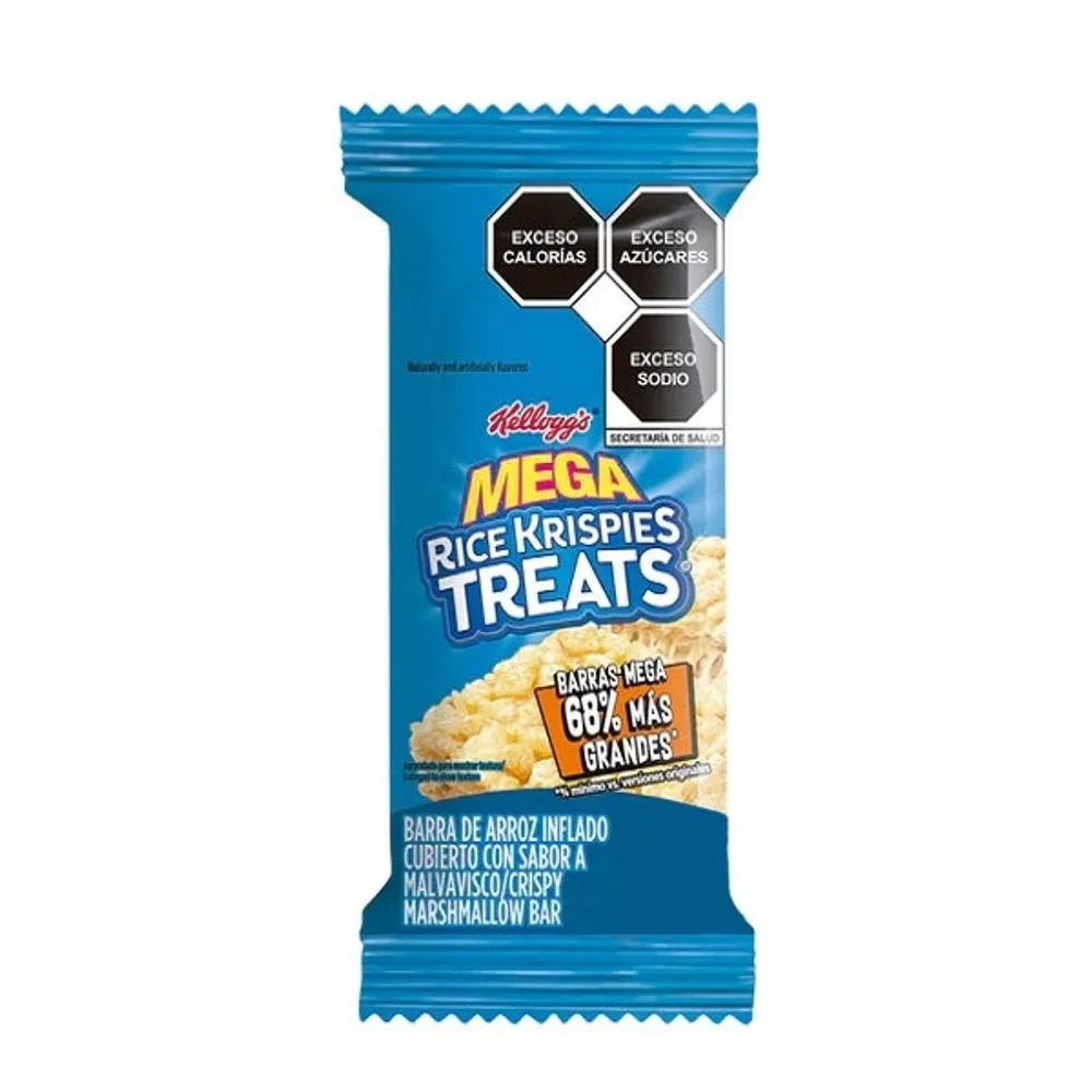 Barra Mega Rice Krispies Granel 148g/12u