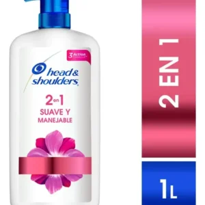 SHAMPOO  H&S SUAVE Y MANEJABLE 1LT/9U